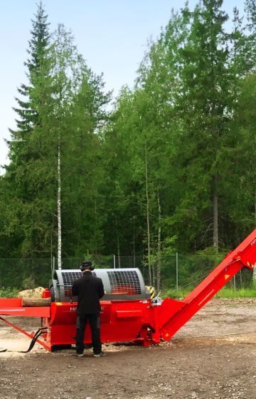 Hakki Pilke 38 Pro vedmaskin