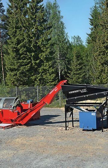 Hakki Pilke 38 Pro vedmaskin